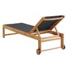 Alaterre Furniture Sunapee Acacia Wood Outdoor Lounge Chair with Mesh Seating ANSP02ANO